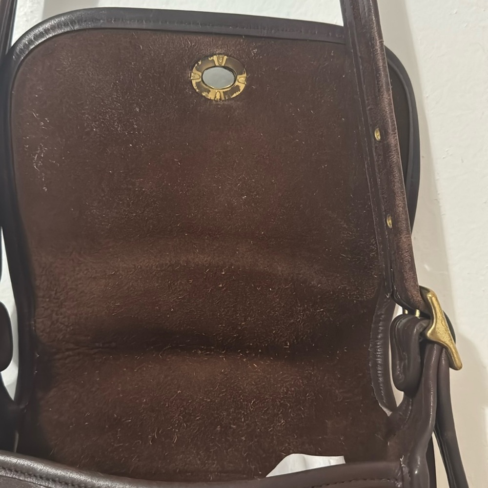 Vintage Coach Legacy Flap Crossbody Shoulderbag Mahogany 9965 - Picture 11 of 14